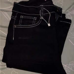 Embodied black flared jeans from Mexico